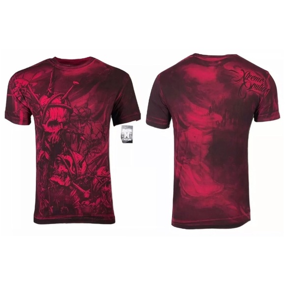 XTREME COUTURE by AFFLICTION Men T-Shirt HEADHUNTER - Picture 2 of 8